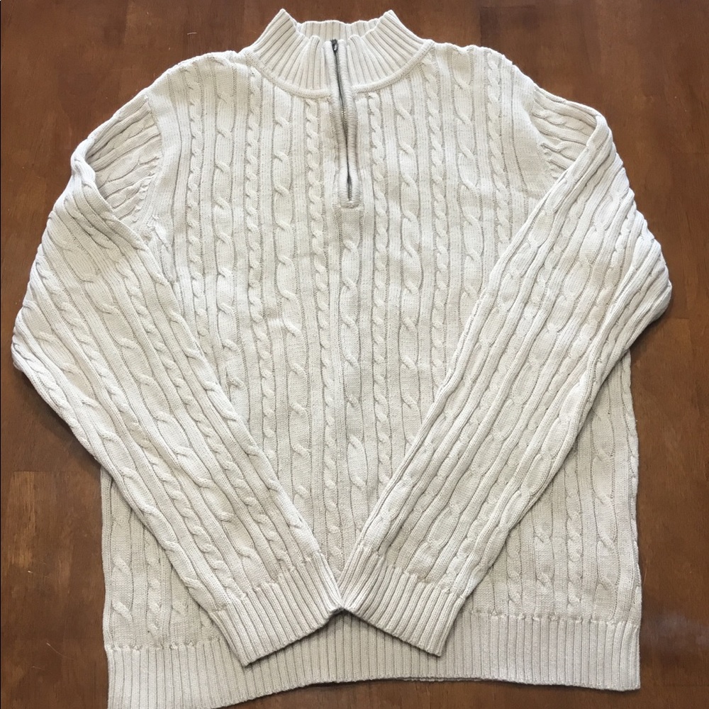 Croft & Barrow light brown sweater